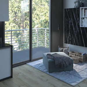 TABLERO DE MELAMINA HDF BLACK MARBLE MATE - Imagen 3