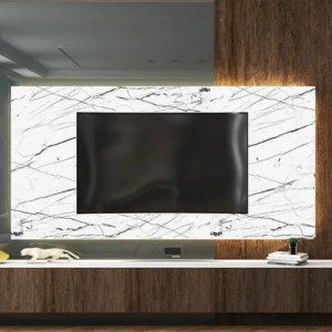 TABLERO DE MELAMINA HDF WHITE MARBLE SOFT - Imagen 3